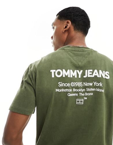 Essential - T-shirt coupe classique - olive - Tommy Jeans - Modalova