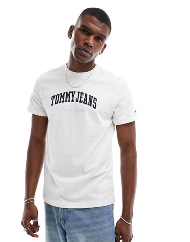 T-shirt à logo universitaire - et marine - Tommy Jeans - Modalova