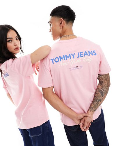 T-shirt classique unisexe à logo couleur pop NYC - Tommy Jeans - Modalova
