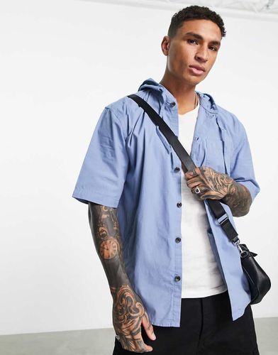 Chemise à capuche oversize à manches courtes - Topman - Modalova