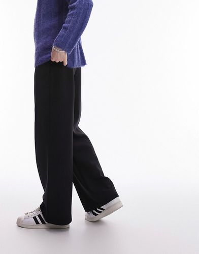 Jogger effet drapé en maille - Topman - Modalova