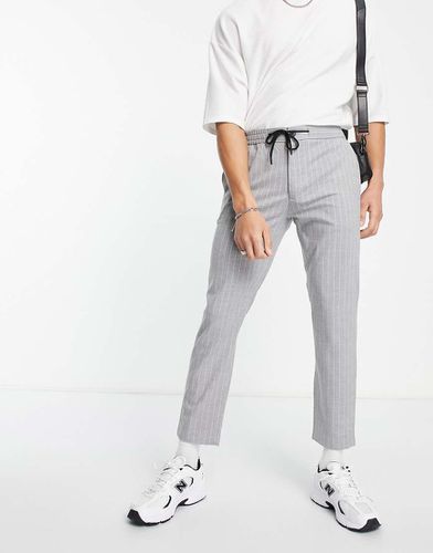 Jogger habillé à rayures - Topman - Modalova