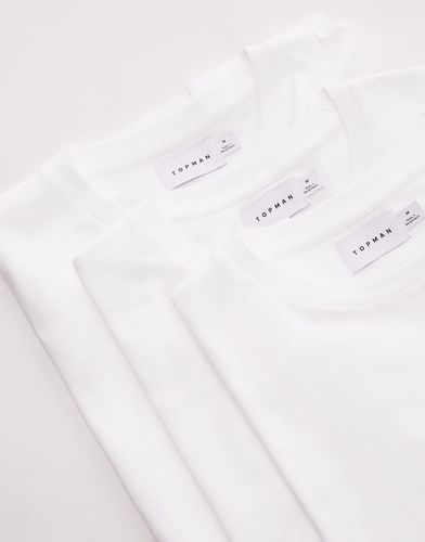 Lot de 3 t-shirts classiques - Topman - Modalova