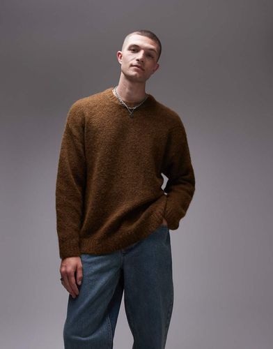 Pull décontracté - Marron - Topman - Modalova