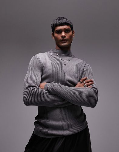 Pull en maille réfléchissante - Topman - Modalova