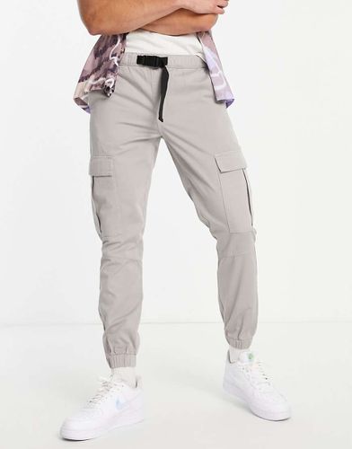 Pantalon cargo skinny avec ceinture - Topman - Modalova