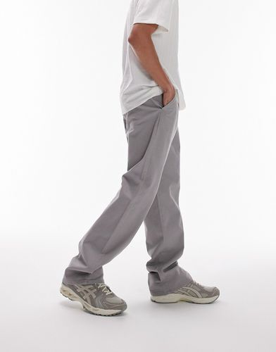 Pantalon chino ample à taille élastique - Topman - Modalova