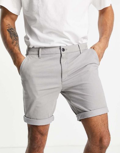 Short chino ajusté - clair - Topman - Modalova