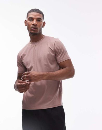 Topman - T-shirt classique - Marron - Topman - Modalova