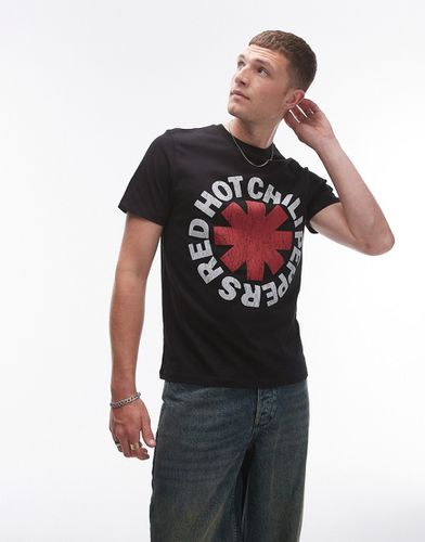 T-shirt classique à imprimé Red Hot Chilli Peppers - délavé - Topman - Modalova