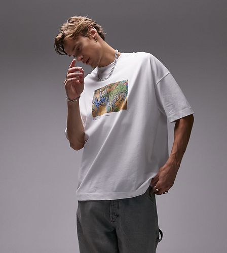 T-shirt ultra oversize à imprimé Racines (collaboration avec le musée Van Gogh) - Topman - Modalova