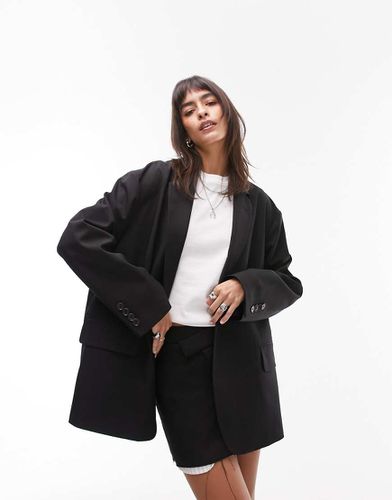 Blazer d'ensemble oversize coupe grand-père - Topshop - Modalova