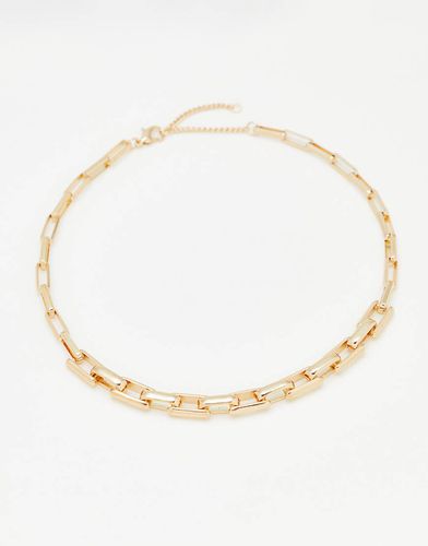 Collier chaîne à maillons ouverts - Topshop - Modalova