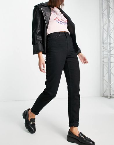 Topshop - Jean mom - Noir - Topshop - Modalova