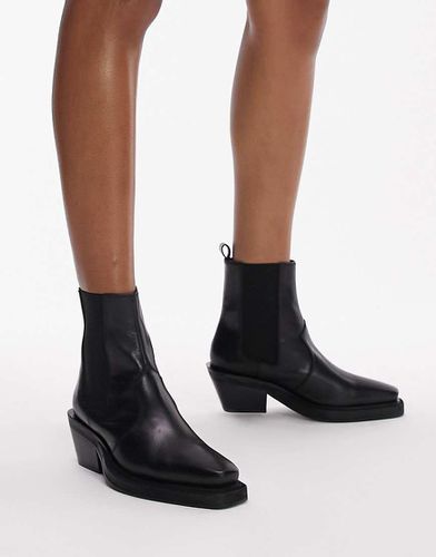 Maeve - Bottines style santiags en cuir - Topshop - Modalova