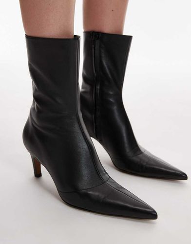 Neeve - Bottines à talon haut en cuir de qualité supérieure - Topshop - Modalova