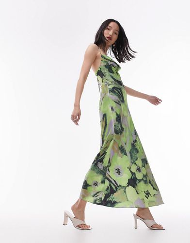 Nuisette caraco mi-longue à imprimé fleurs - Topshop - Modalova