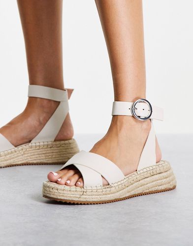 Peanut - Sandales style espadrille - Taupe - Topshop - Modalova