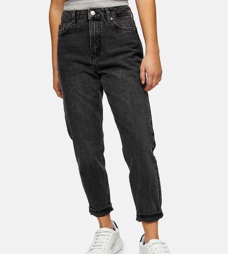Jean mom - délavé - Topshop Petite - Modalova