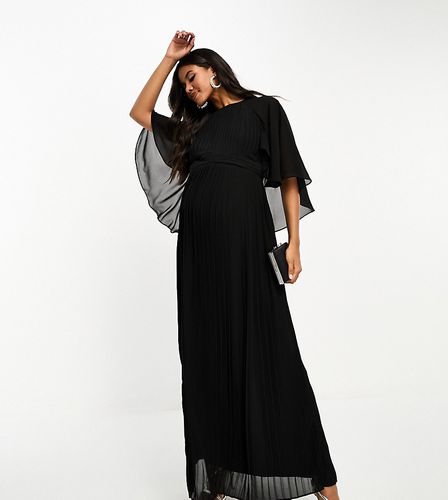 Robe longue plissée avec cape - Tfnc Maternity - Modalova