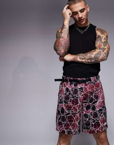 Class V Pathfinder - Short ceintur  logo - Imprim bordeaux - The North Face - Modalova