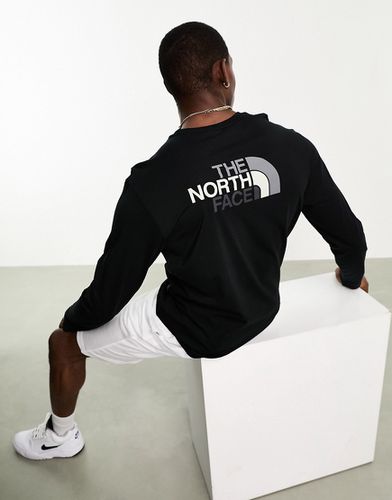East - T-shirt à manches longues avec imprimé au dos - The North Face - Modalova