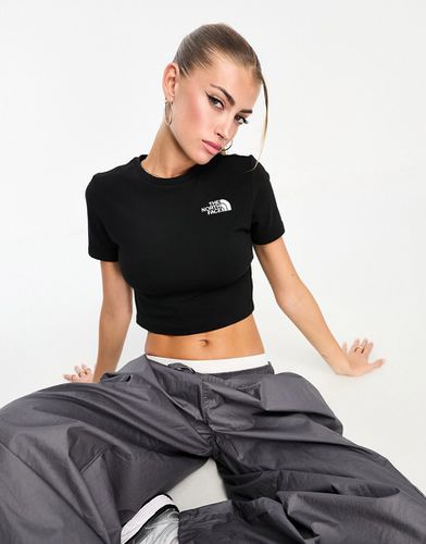 Simple Dome - T-shirt crop top ajusté - The North Face - Modalova