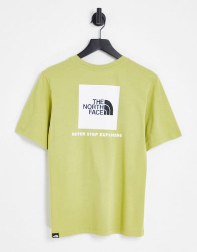 T-shirt coupe décontractée à logo carré rouge - The North Face - Modalova