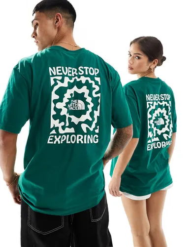 Voyage - T-shirt oversize à imprimé au dos - foncé - The North Face - Modalova