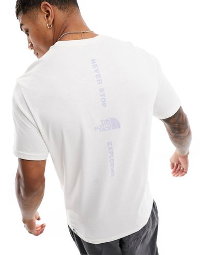 Vertical - T-shirt à imprimé au dos - cassé - The North Face - Modalova
