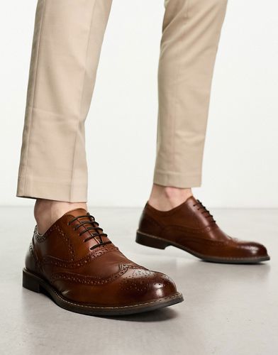 Chaussures richelieu élégantes en cuir - Fauve - Thomas Crick - Modalova