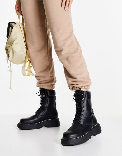 Bottines chunky utilitaires à lacets - Truffle Collection - Modalova