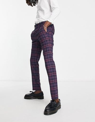 Ladd - Pantalon de costume à carreaux écossais - /rose - Twisted Tailor - Modalova