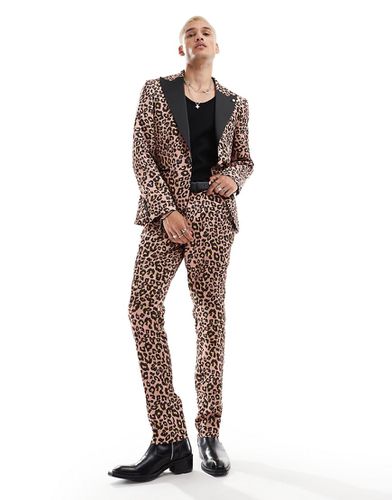 Pantalon d'ensemble de costume - Imprimé léopard - Twisted Tailor - Modalova