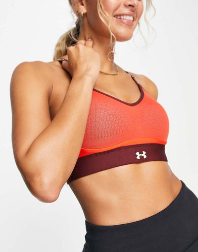 Infinity Covered - Brassière de sport maintien léger - Bordeaux - Under Armour - Modalova