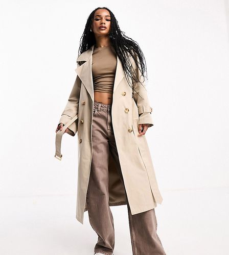 Trench-coat long oversize - Beige - Urban Code Petite - Modalova