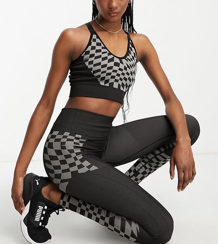 Legging sans coutures à motif damier - Urban Threads Tall - Modalova