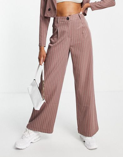 Pantalon large d'ensemble - Lavande à fines rayures - Urban Threads - Modalova