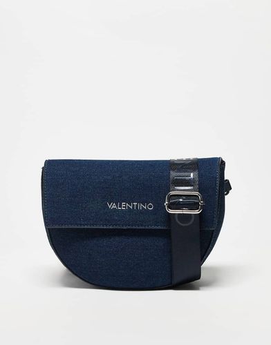 Valentino - Bigs - Sac bandoulière à rabat - Denim foncé - Valentino Bags - Modalova