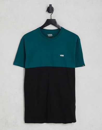 T-shirt color block - Noir et sarcelle - Vans - Modalova