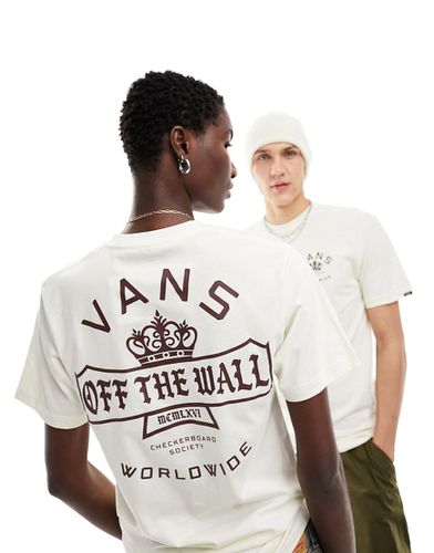 Checkerboard Society - T-shirt - Crème - Vans - Modalova