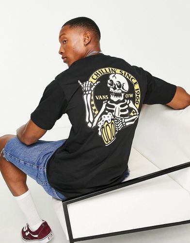 Chillin - T-shirt avec imprimé squelette au dos - Vans - Modalova