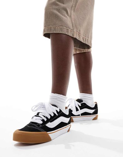 Knu Skool - Baskets avec semelle chunky en caoutchouc - et blanc - Vans - Modalova