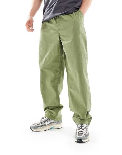 Range - Pantalon baggy à taille élastique - olive - Vans - Modalova