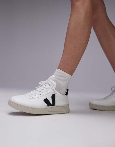 V-10 - Baskets en cuir - extra et noir - Veja - Modalova