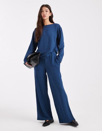 Pantalon de jogging d'ensemble ample - Bleu fonc - Vero Moda - Modalova