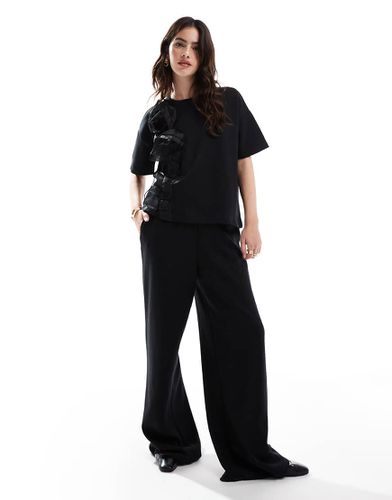 Pantalon de jogging large d'ensemble à taille haute - Vero Moda - Modalova