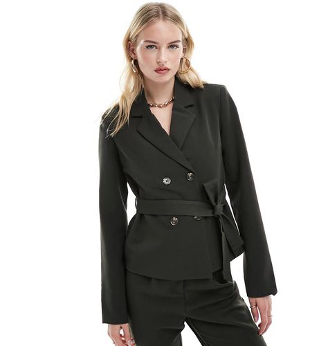 Veste d'ensemble ajustée à ceinture - Kaki - Vero Moda Tall - Modalova