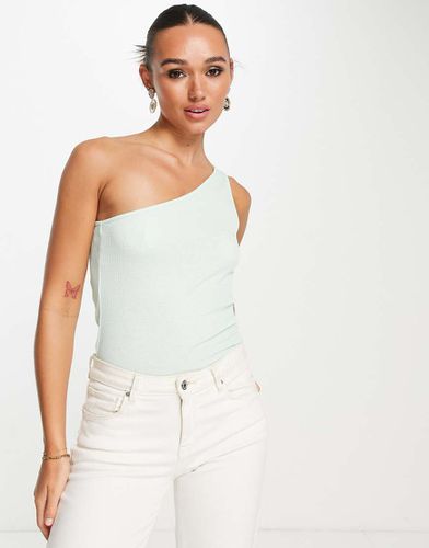 Vero Moda - Top asymétrique - Vert - Vero Moda - Modalova