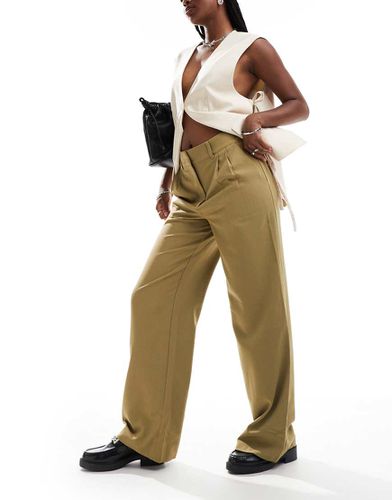 Pantalon habillé coupe ample - Olive - Vila - Modalova